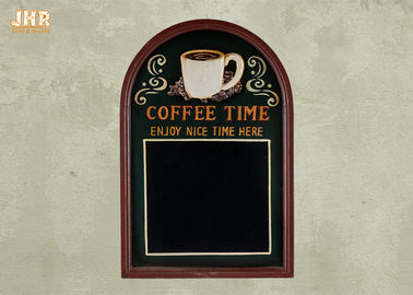 ไม้ตกแต่งผนังกรอบแขวน Chalkboards เวลากาแฟเข้าสู่ระบบผนัง