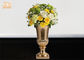 โต๊ะแจกันขนาดเล็กกระถางดอกไม้ไฟเบอร์กลาสกระถางทองใบไม้พืชใช้ในร่ม